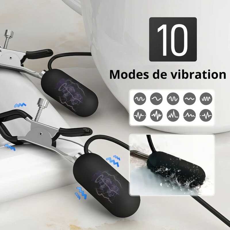3in1 Vibrierende Nippelklemmen - Image 6