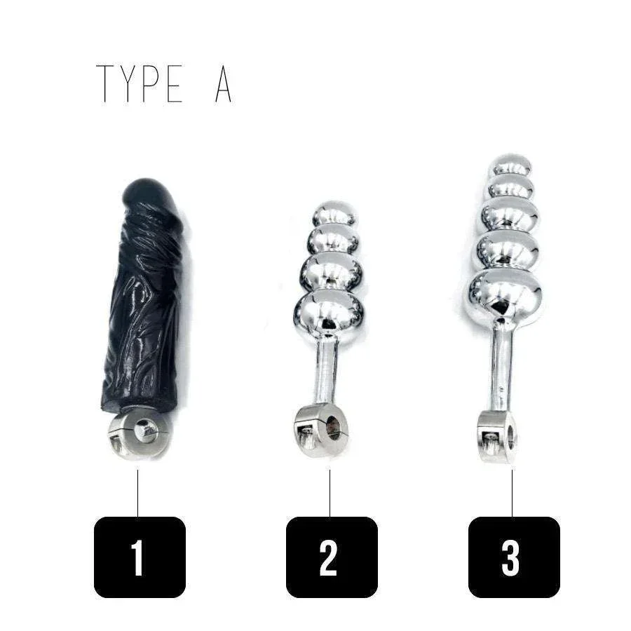 Analplug Dildo Keuschheitsgürtel Typ A
