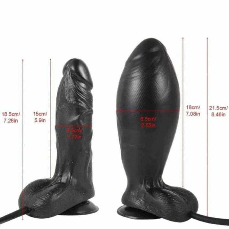 Aufblasbarer Saugnapfdildo - Image 3