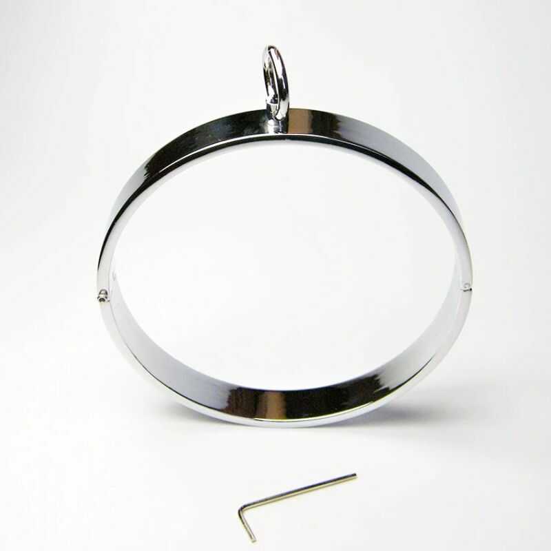 Halsband bdsm flach und metall - Image 4