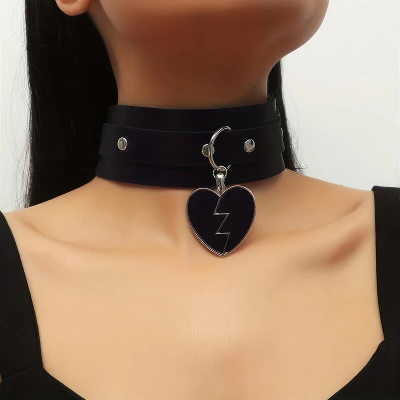 BDSM Halsband mit Herz - Image 2