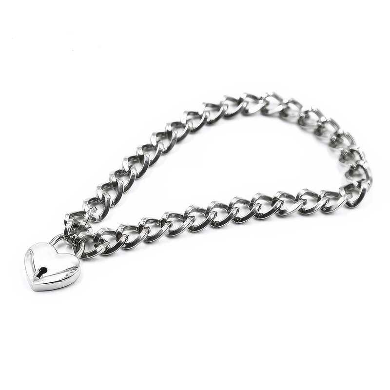 Bdsm Halsband Vorhängeschlosskette