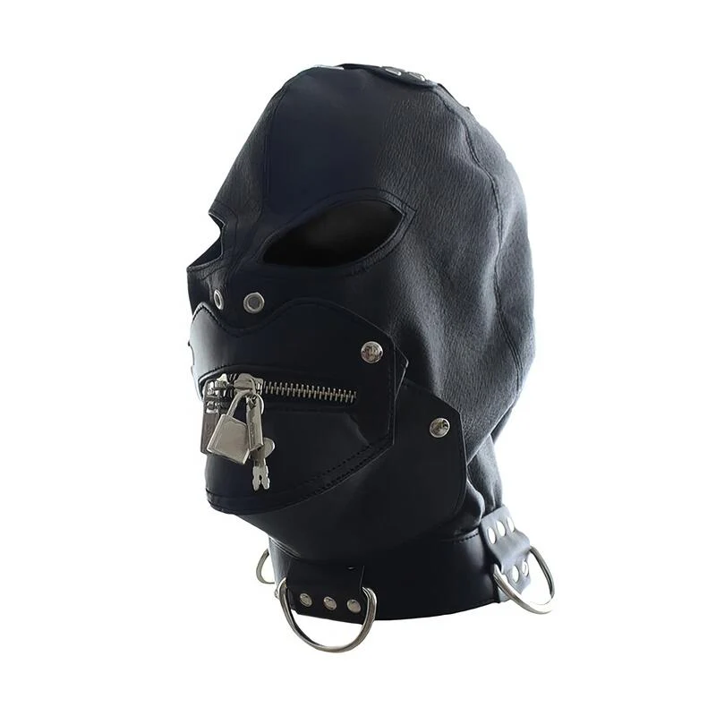 Bdsmkapuze Mit Reißverschluss Und Mund - Image 2
