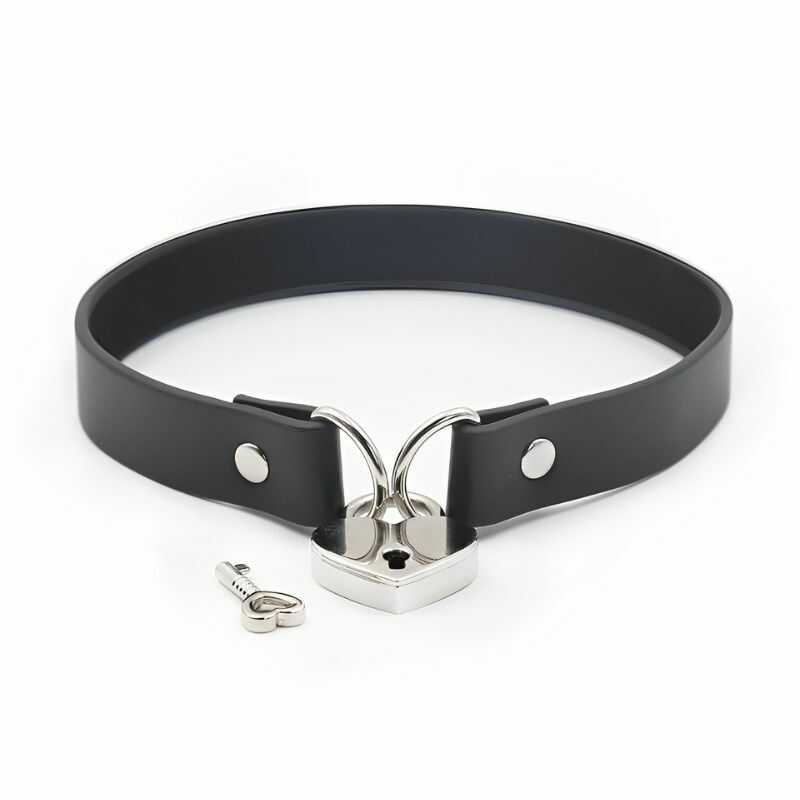 Bdsm Vorhängeschloss Halsband - Image 4