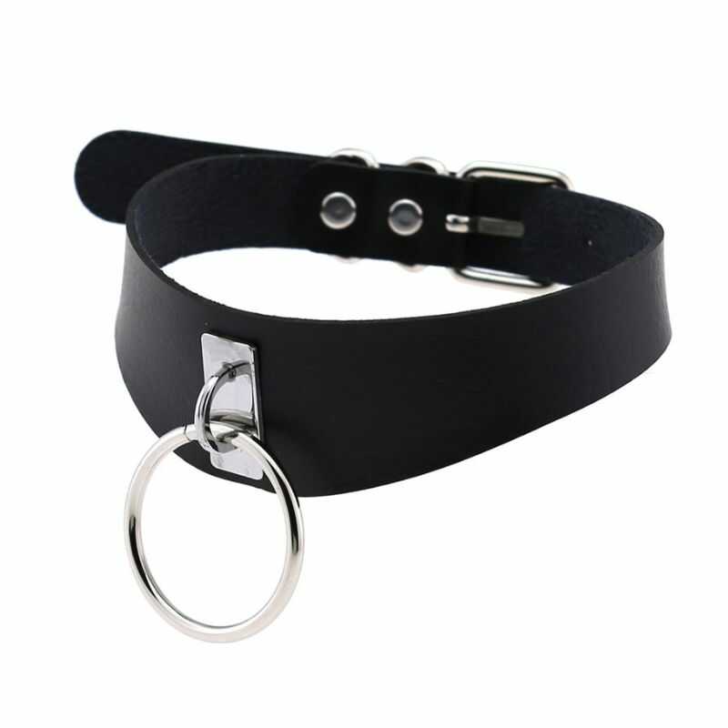 Bdsm Halsband mit Ring - Image 4