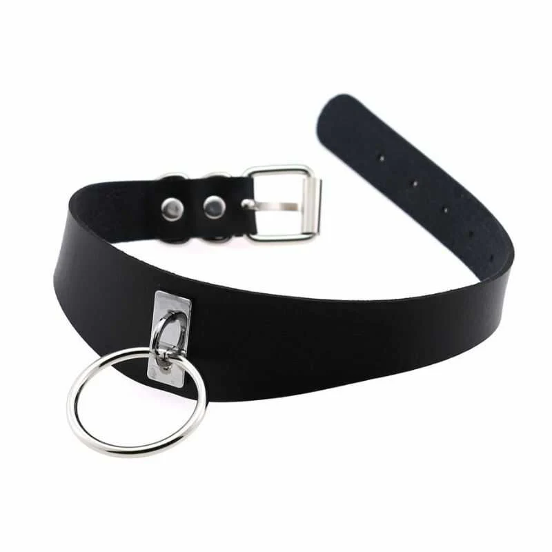 Bdsm Halsband mit Ring - Image 5