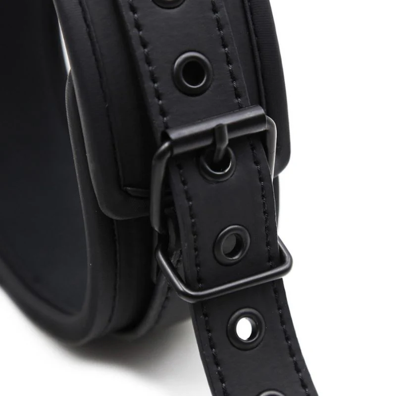 Halsband Bdsm Leine Metall schwarz - Image 3