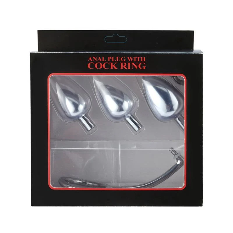 Cockring - konischer Analplug für Keuschheit - Image 7