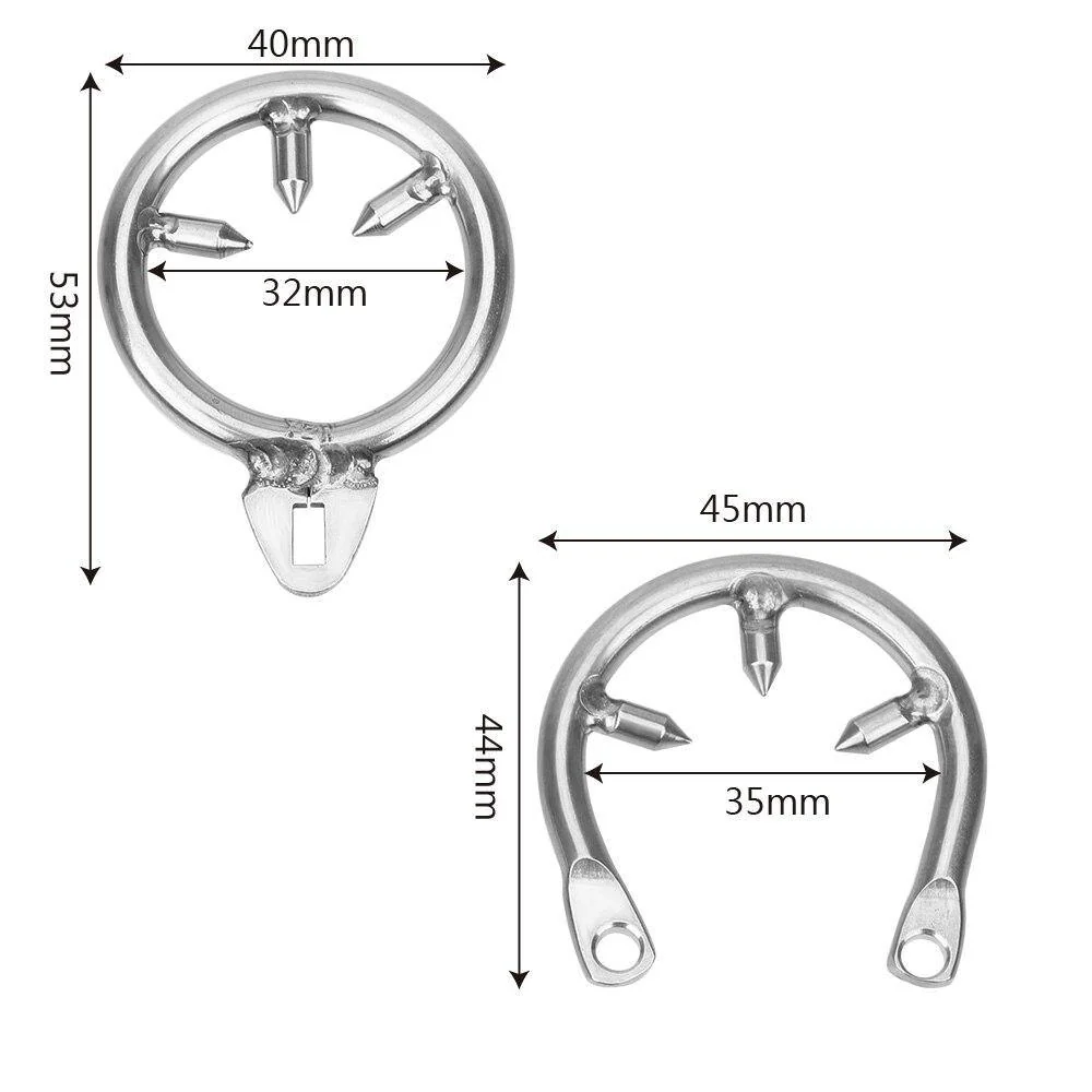 Cockring - Stachelring für Keuschheitskäfig Modell B - Image 2