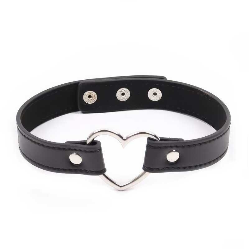BDSM Halsband mit Herz