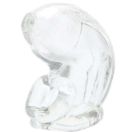 Keuschheitskäfig aus Silikon  Délice Transparent