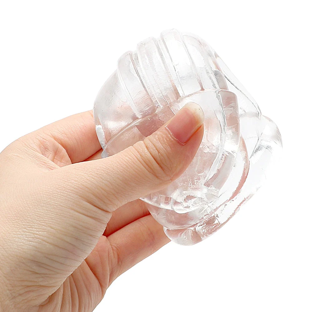 Keuschheitskäfig aus Silikon  Délice Transparent - Image 2