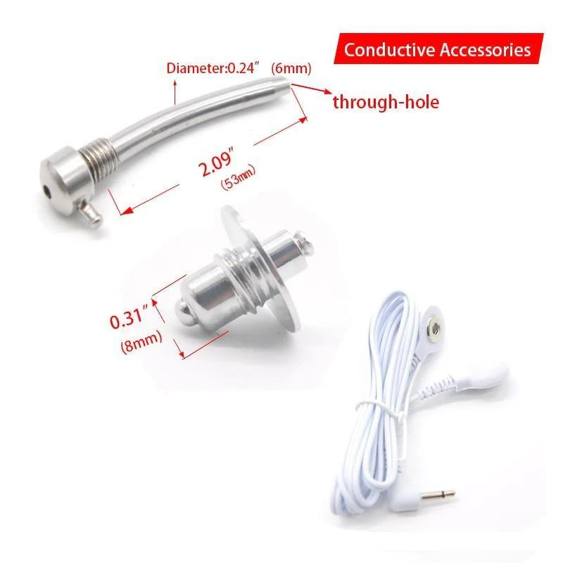E-stim Keuschheitskäfig Mann - GBX Transparent - Image 3