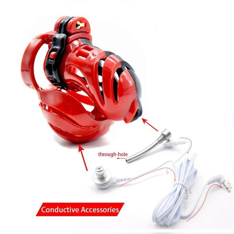 E-stim Keuschheitskäfig Mann - GBX Transparent - Image 7