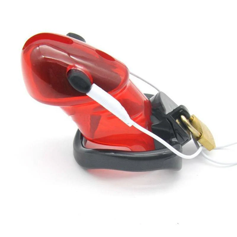 Elektrischer PKeuschheitskäfig Mann - Holy Trainer G2 Red - Image 4