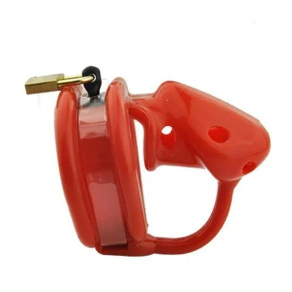 Flexibel Peniskäfig Mann - Master 20 Rot