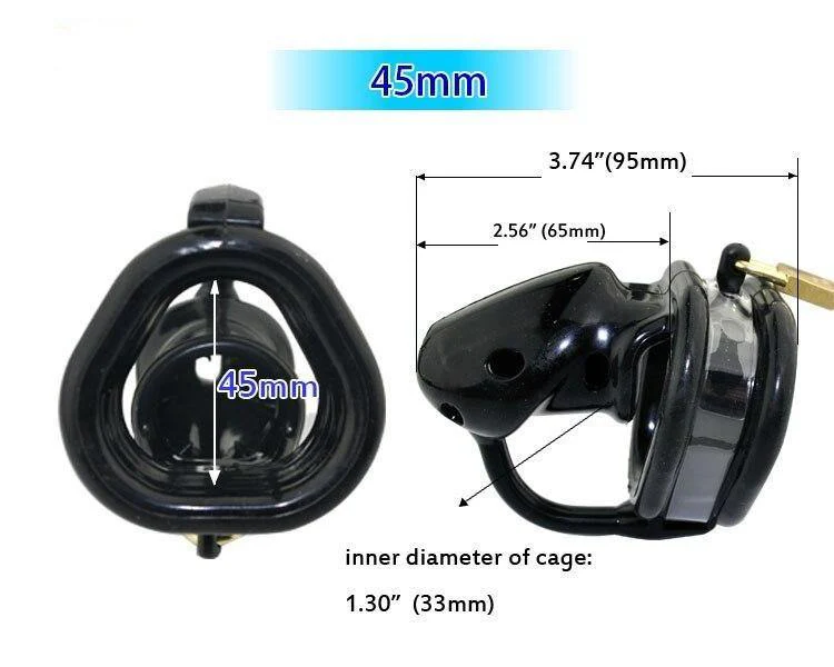 Flexibel Peniskäfig Mann - Master 20 Schwarz - Image 3