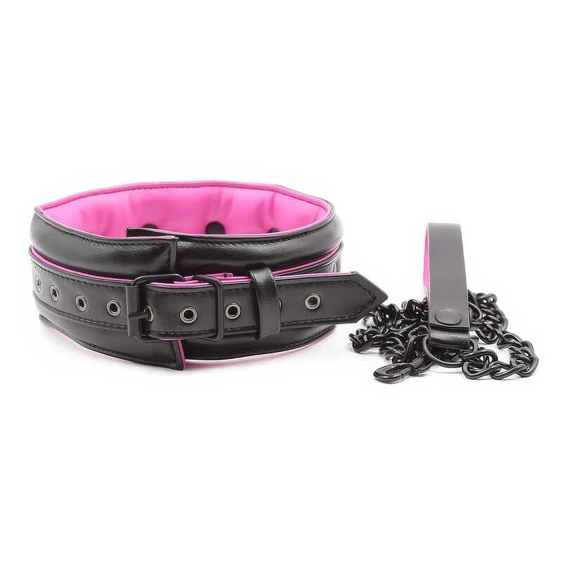 BDSM-Halsband aus gepolstertem Leinen - Image 2