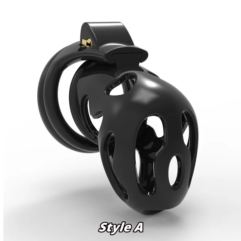 Ghost Plastik Keuschheitskäfig Black Edition mit 4 Ringe - Image 6