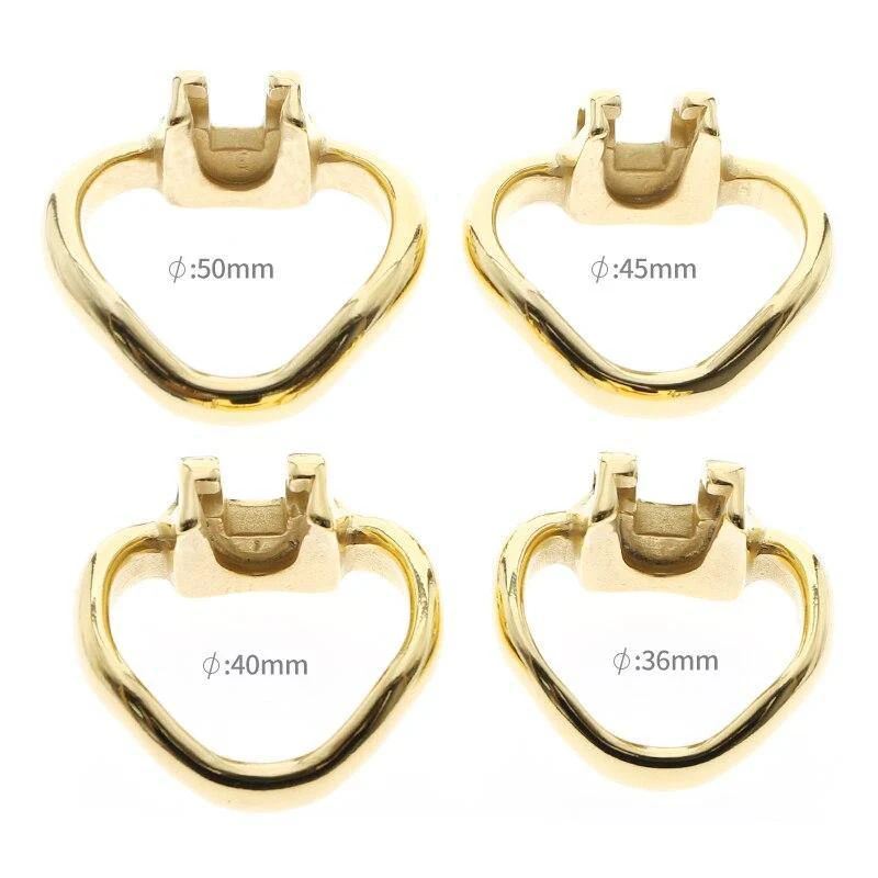 Gold HT V3 Zusatzringe für keuschheitskäfige
