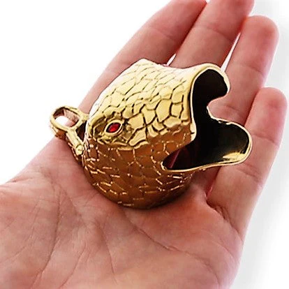 Keuschheitskäfig Für Männer Goldschlange - Image 3