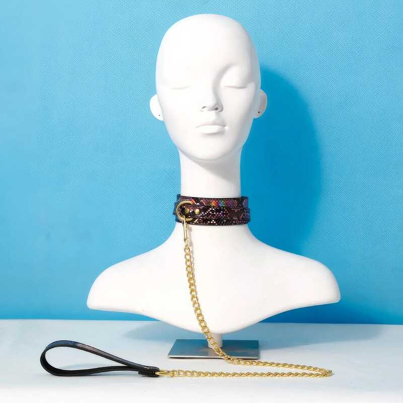 Schlangen leine Halsband BDSM