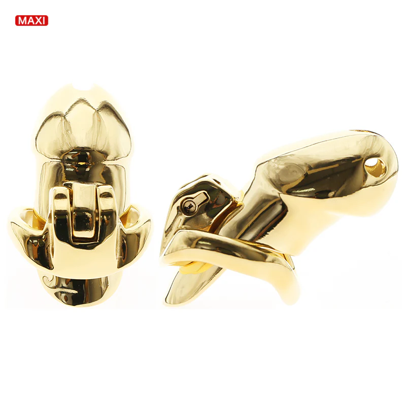HT V3 Gold Metall-Keuschheits-Käfig - 5 Modelle - Image 14