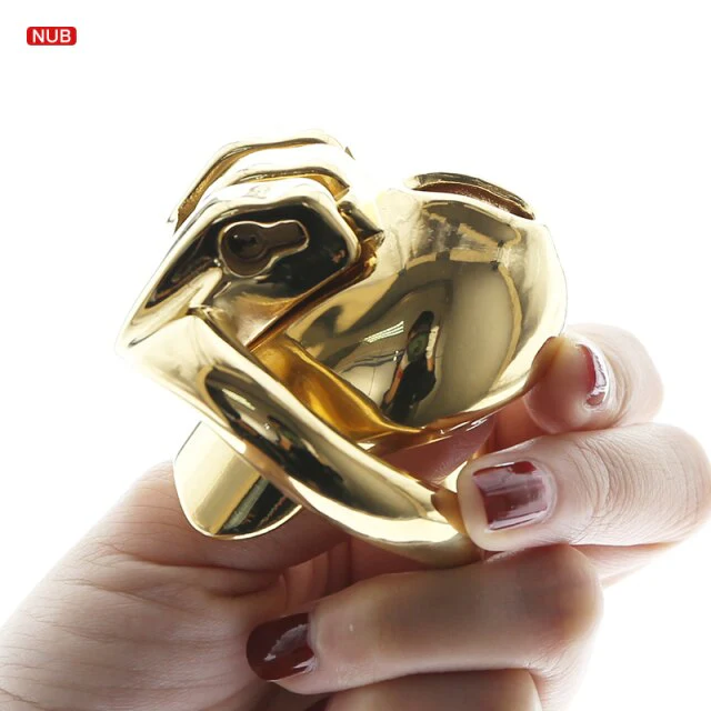 HT V3 Gold Metall-Keuschheits-Käfig - 5 Modelle - Image 3