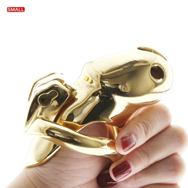 HT V3 Gold Metall-Keuschheits-Käfig - 5 Modelle - Image 5
