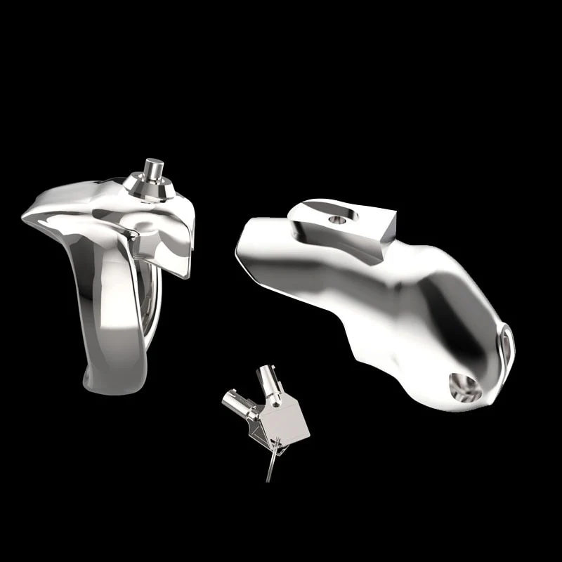 HT-V5 Click & Lock - Metall Keuschheitskäfig - Image 27