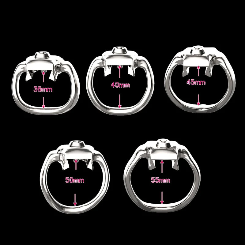 HT-V5 Click & Lock - Metall Keuschheitskäfig - Image 29