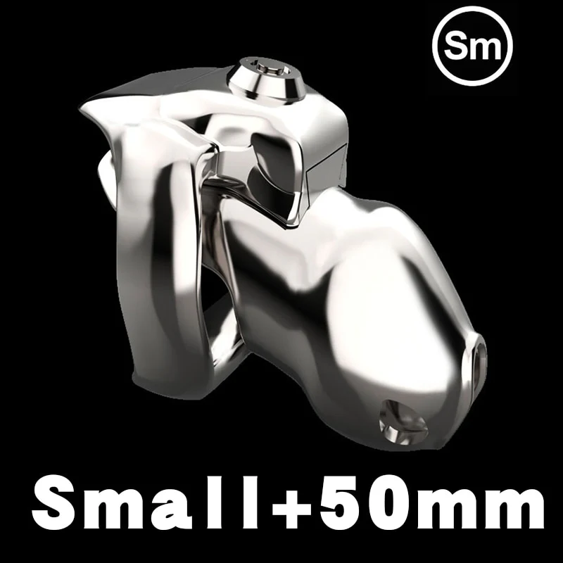 HT-V5 Click & Lock - Metall Keuschheitskäfig - Image 3
