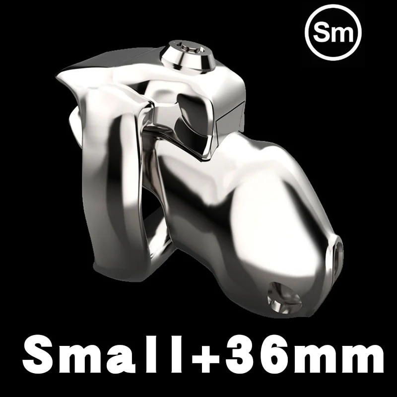 HT-V5 Click & Lock - Metall Keuschheitskäfig - Image 8