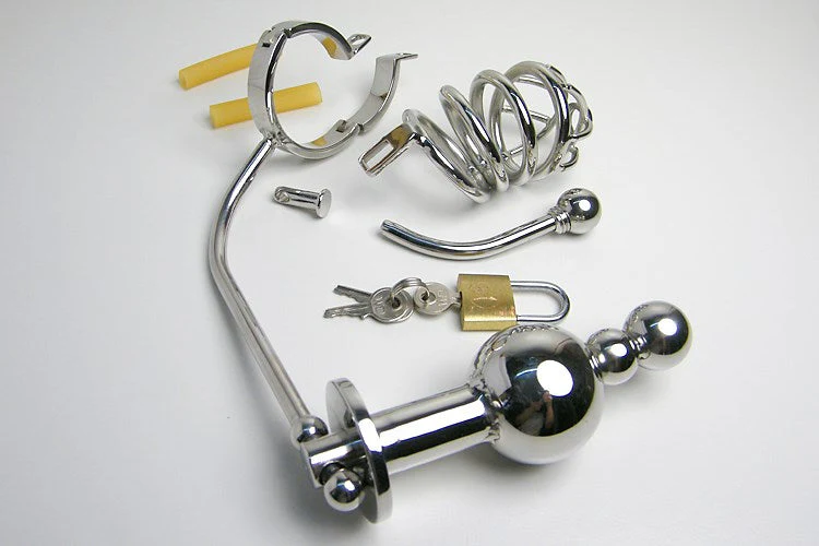 Keuschheitskäfig Analplug Und Harnröhre - Image 4