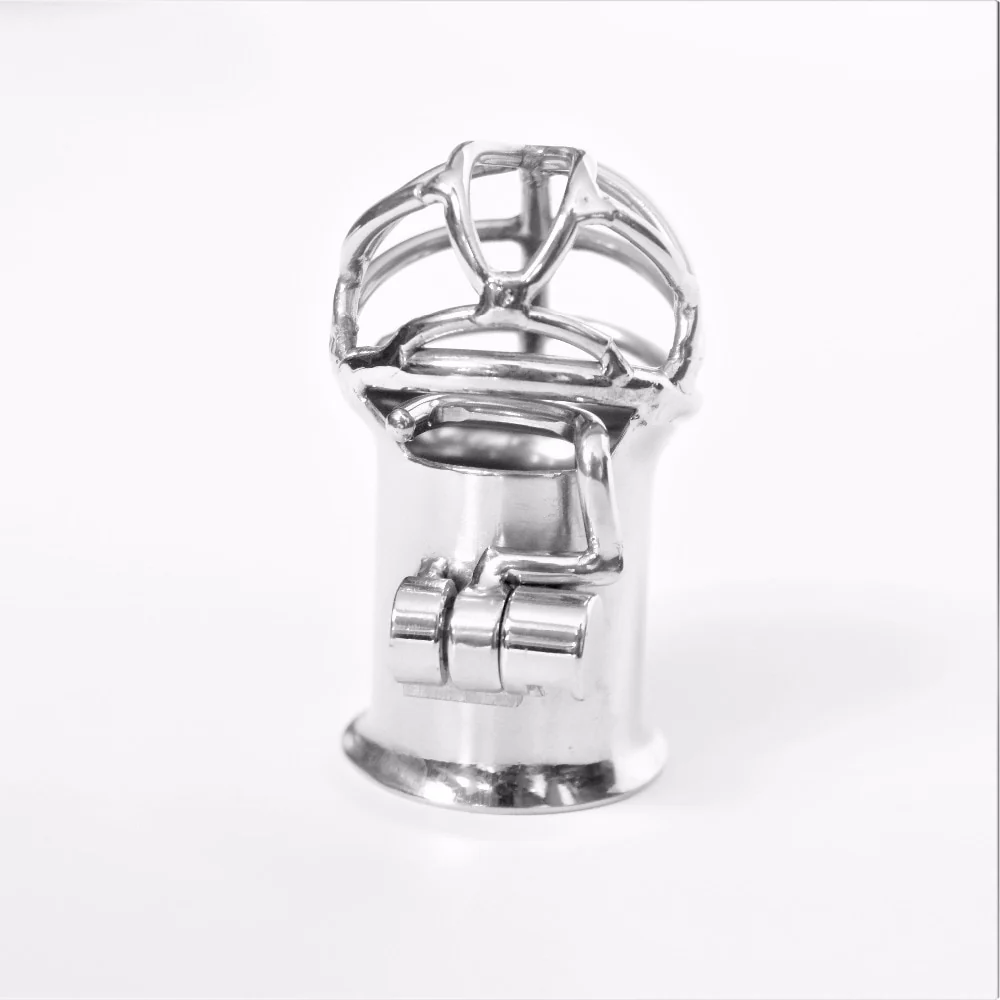 Keuschheitskäfig aus Metall für Frenum-Piercing Rohr 28,5mm S082 - Image 3