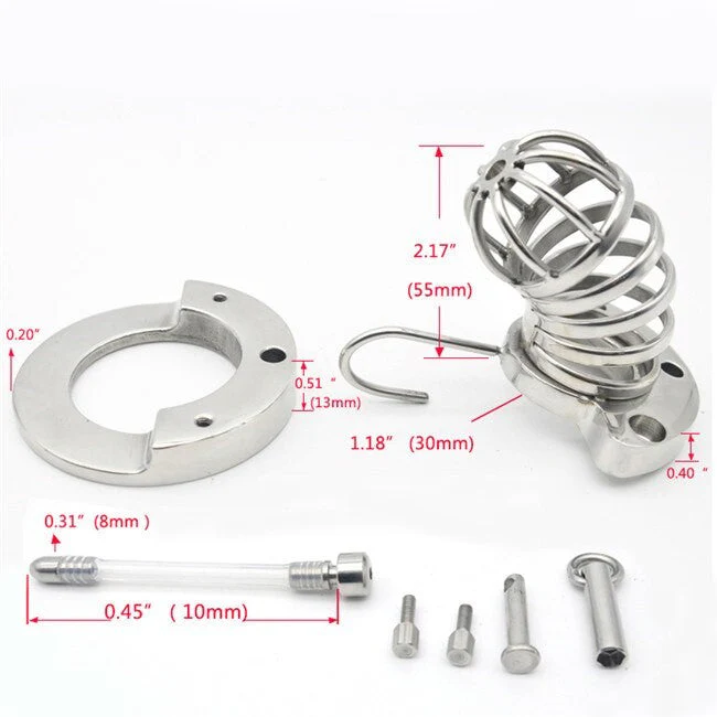 Keuschheitskäfig Aus Metall Herren Le Nichoir L - Image 2