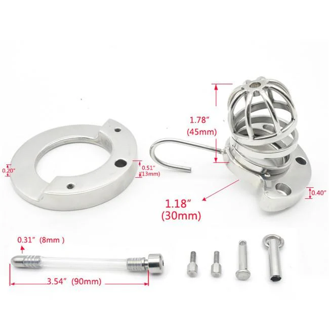 Keuschheitskäfig Aus Metall Herren Le Nichoir M - Image 2