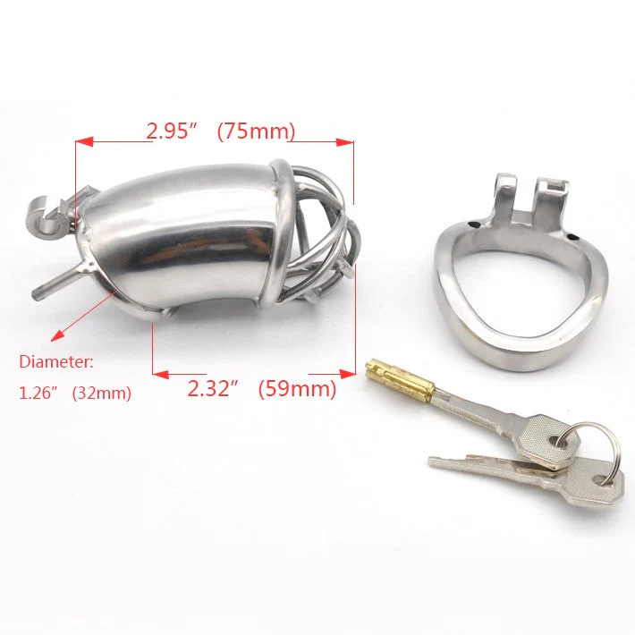 Keuschheitskäfig Aus Metall Herren Oisellerie - Image 2