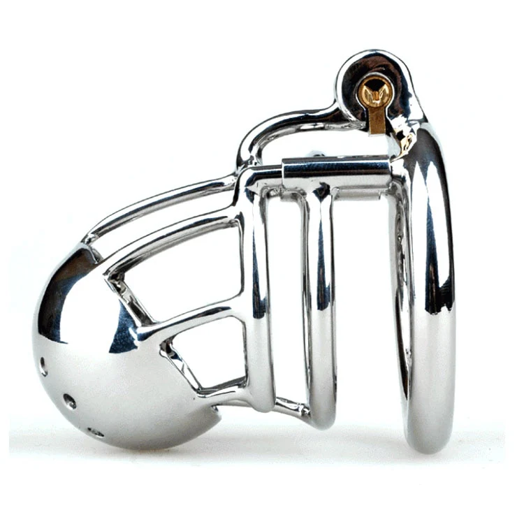 Keuschheitskäfig aus Metall für PA-Piercing - A400-1 - Image 10