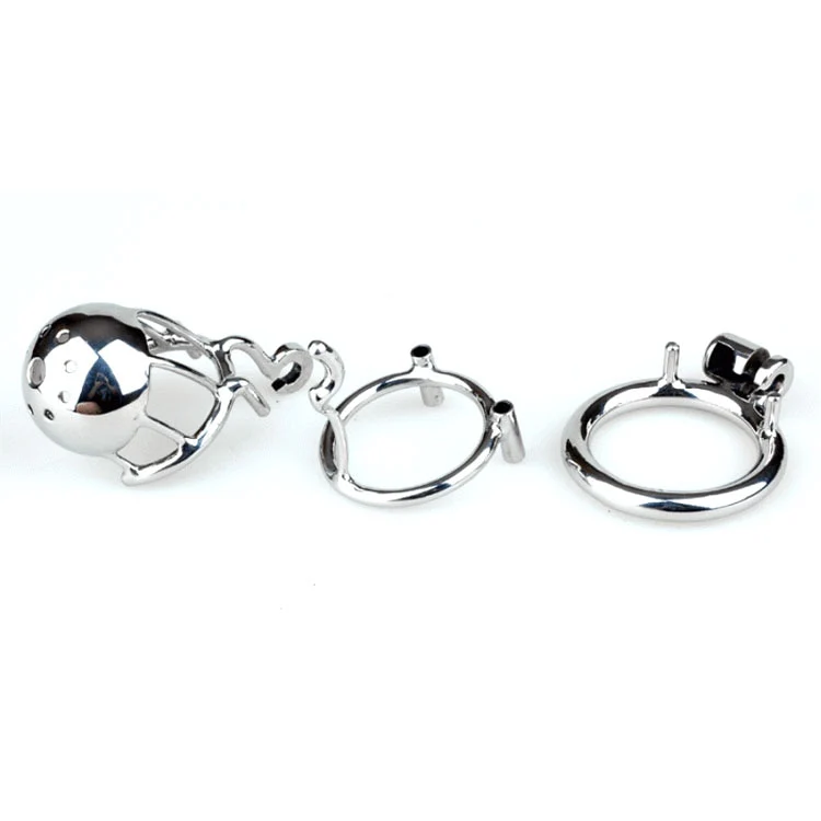 Keuschheitskäfig aus Metall für PA-Piercing - A400-1 - Image 6