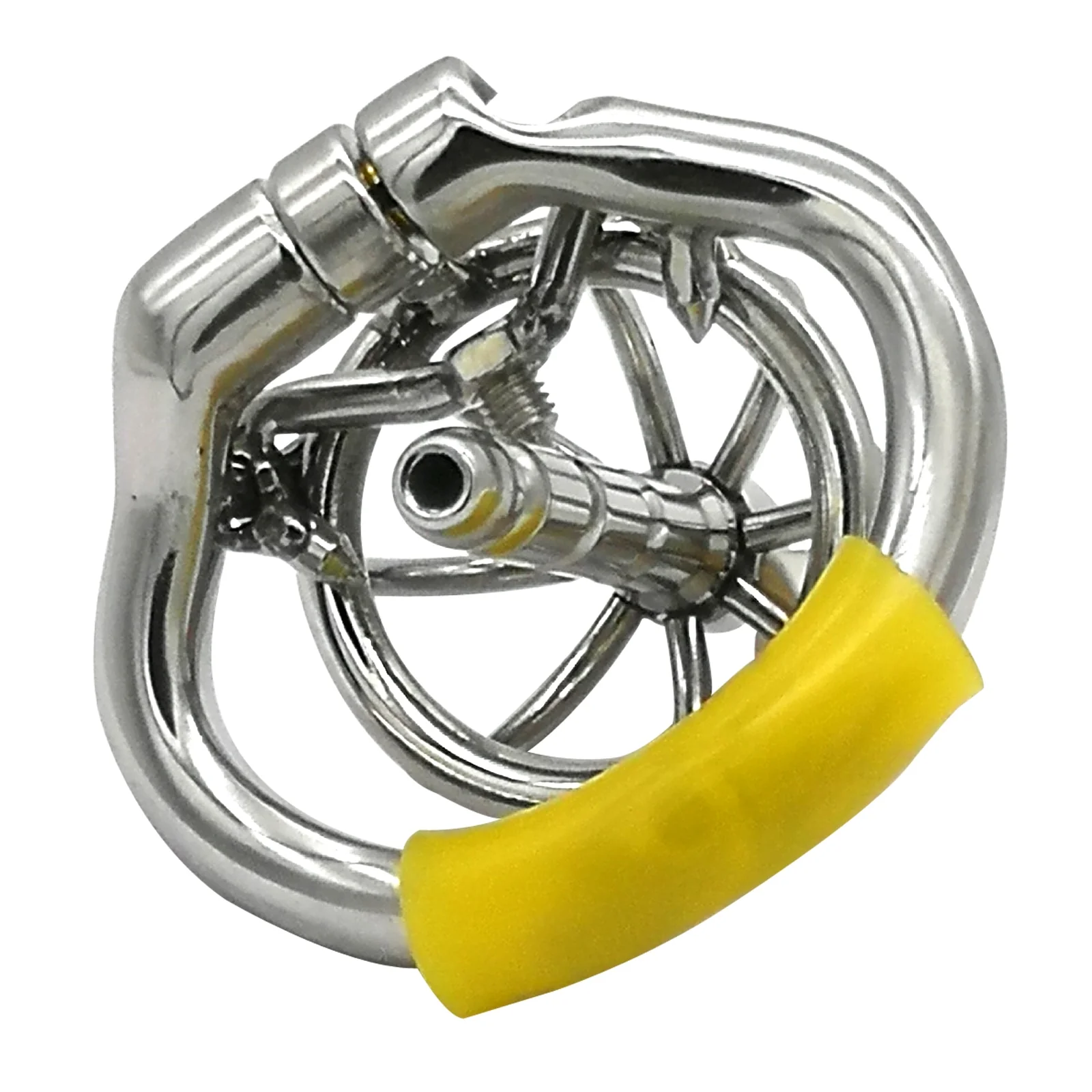 Keuschheitskäfig aus Metall mit Harnröhrenplug - S055 - Image 2