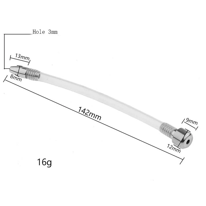 Keuschheitskäfig aus Metall mit Harnröhrenplug - UL203 - Image 5