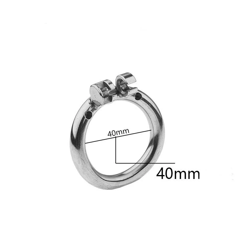 Keuschheitskäfig aus Metall mit Harnröhrenplug - UL203 - Image 6
