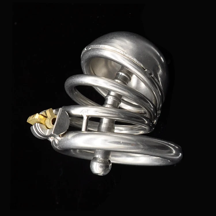 Keuschheitskäfig aus Metall mit Harnröhrenstab A219 - Image 4