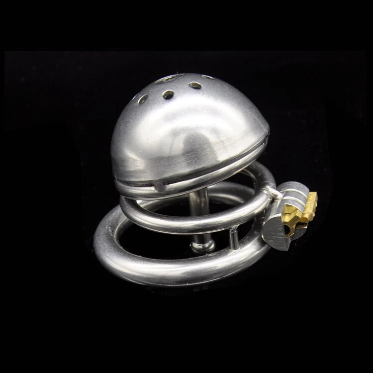 Keuschheitskäfig aus Metall mit Harnröhrenstab A221 - Image 2