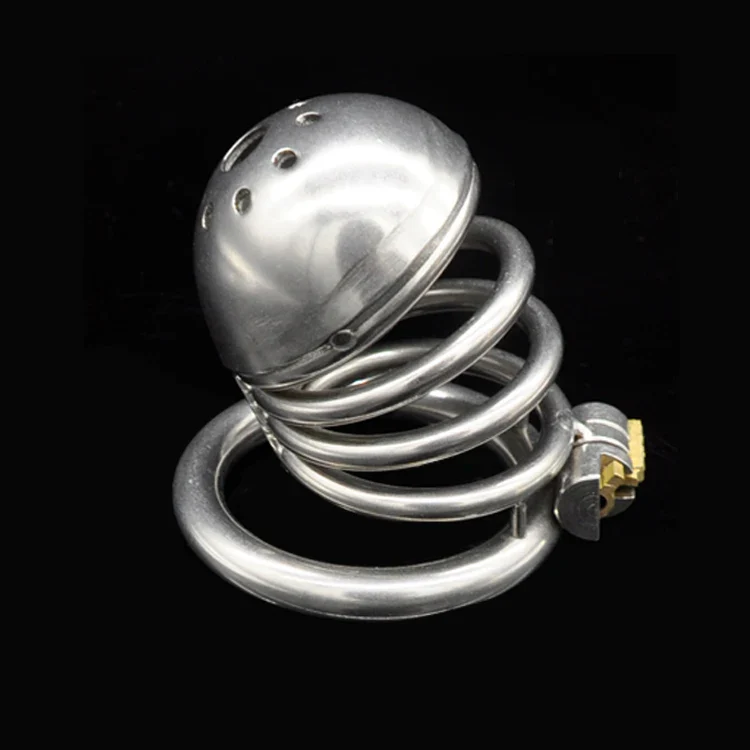 Keuschheitskäfig aus Metall mit optionalem Katheter A218 - Image 2
