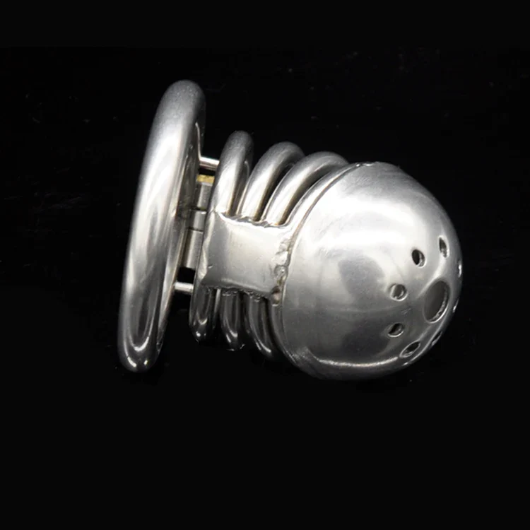 Keuschheitskäfig aus Metall mit optionalem Katheter A218 - Image 5