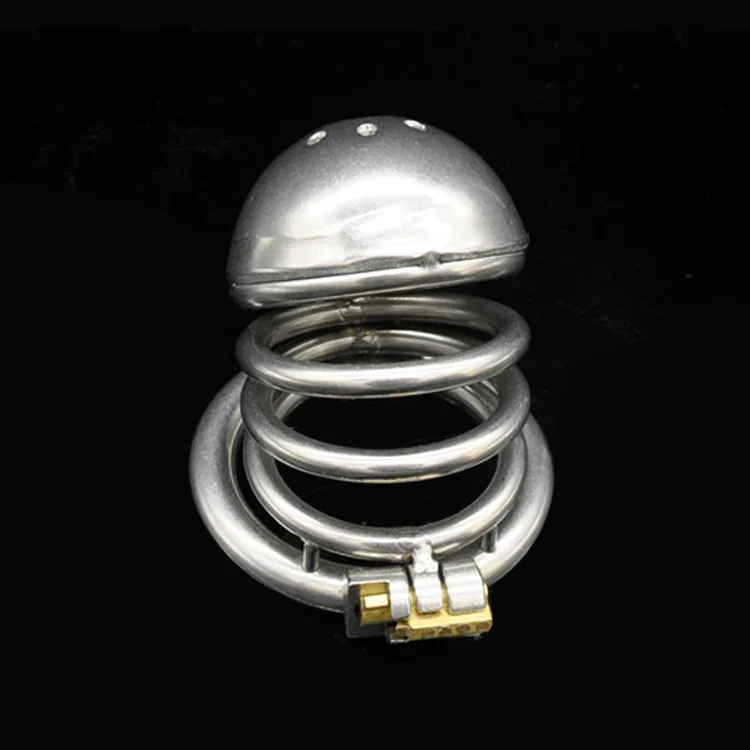 Keuschheitskäfig aus Metall mit optionalem Katheter A218 - Image 6