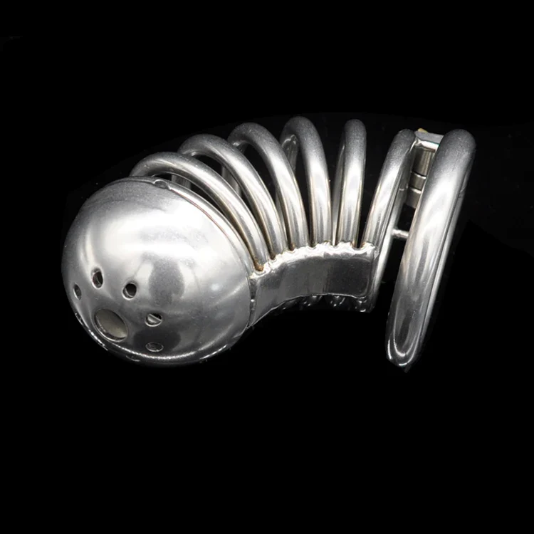 Keuschheitskäfig aus Metall mit optionalem Katheter A223 - Image 2