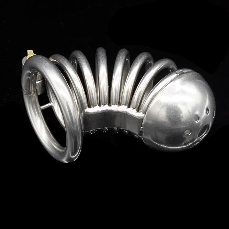 Keuschheitskäfig aus Metall mit optionalem Katheter A223 - Image 5